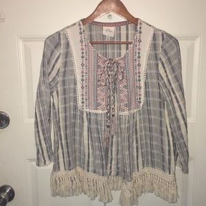 Knox Rose Fringe Cardigan